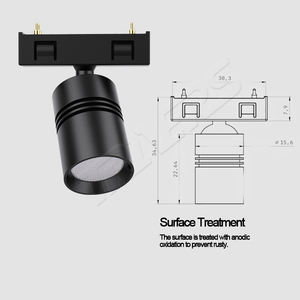 ジュエリーショーケース用1WキャビネットLEDミニトラックスポットライト美術館ショーケース用低電圧ミニLEDトラックライト - Product Image 2