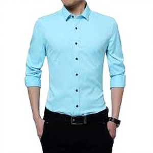 Camisa Formal Premium para Hombre, 100% Algodón Twill, Transpirable, Antiarrugas, Ecológica, con Logotipo Personalizado, Ropa de Negocios para Otoño, Servicio OEM - Product Image 2