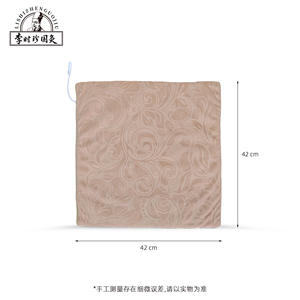 Coussin de siège chauffant électrique en flanelle et mousse de la marque Aunt Ming, pour usage au bureau, design luxueux, 470g - Product Image 4