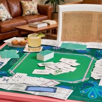 Jeu de cartes créatif, cartes de poker sociales en plastique recyclable et durable, jeu de cartes délicates, accessoires de Mahjong