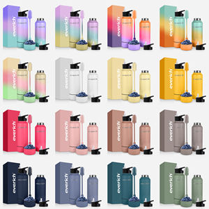 Botella de agua para perros de boca ancha para deportes al vacío de 24/64oz, botellas de agua aisladas de acero inoxidable, uso humano para mascotas con mango de Paracord - Product Image 6