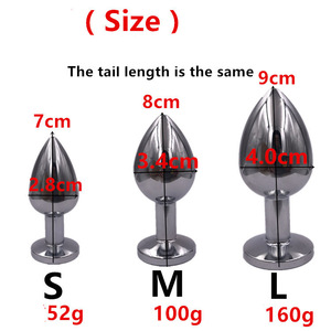 Metal Anal <strong>Plug</strong> Fox <strong>Tail</strong> Plush <strong>Cat</strong> Ears <strong>Butt</strong> Bead <strong>Plug</strong>,Insert Stopper Set Cosplay Sex Toys for Woman Couples Prostate Massager - Product Image 6