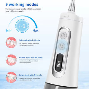 Hydropulseur dentaire portable sans fil rechargeable étanche IPX7 300 ml pour le nettoyage des dents - Product Image 6