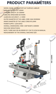Machine d'étiquetage automatique à grande vitesse pour l'emballage alimentaire - Applicateur d'étiquettes de produits réguliers de haute précision - Product Image 3
