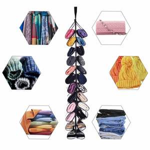 Hanging Organizer Leggings Roll Holder Organizer Hanging Organizer Storage With 24 Roll Independent Compartments - Product Image 5