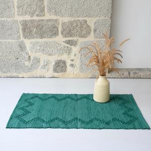 <b>Small</b> Area Green High Quality Cotton Rug <b>Small</b> Rugs for Bedroom Washable Rug Bathroom Rug Carpet Wholesaler Price - Product Image 1