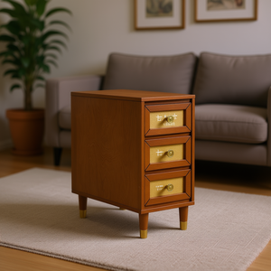 Tavolino da Caffè in Rattan Stile Mid-Century Moderno per Soggiorno Uso Domestico - Product Image 2