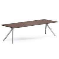 Table de conférence de bureau abordable, capacité de 6 à 12 personnes, table de réunion de petite taille, adaptée aux écoles, hôpitaux et hôtels