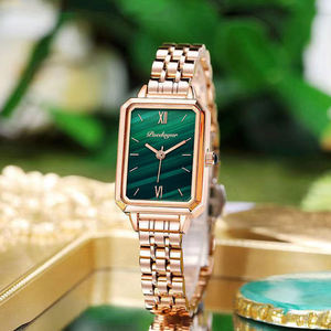 Reloj de Cuarzo POEDAGAR 622 para Mujer, Acero Inoxidable, Oro Rosa, Lujoso, con Diamantes, Diseño Simple y Elegante - Product Image 2