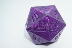 <span class=keywords><strong>Dados</strong></span> <span class=keywords><strong>de</strong></span> Titan hechos a mano <span class=keywords><strong>de</strong></span> 54MM, <span class=keywords><strong>dados</strong></span> grandes con bordes afilados para DND, mazmorras y dragones, <span class=keywords><strong>dados</strong></span> RPG D20, Tinta acrílica personalizada, Color gigante - Product Image 3