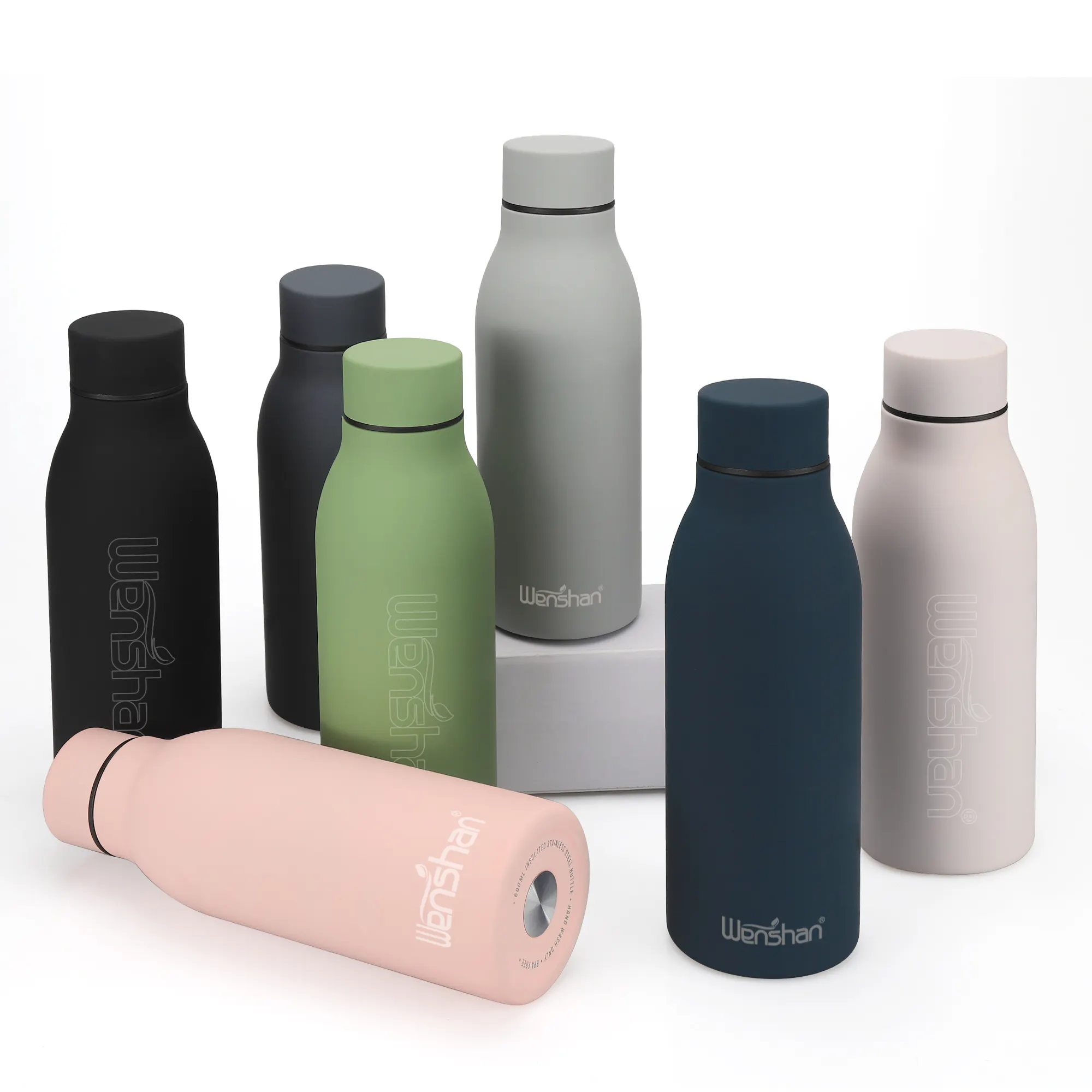 보온병 세트 스테인레스 스틸 절연 17oz/500ml 사용자 정의 물병 Bpa 무료 비즈니스 더블 벽 진공 플라스크 보온병