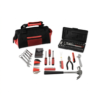 Kit de sac à outils professionnel universel robuste de 105 pièces pour la réparation domestique, le bricolage et l'entretien général, en tissu Oxford portable