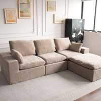 Sofá Cama Moderno Reclinable de Tela Suave Comprimida, Portátil y Plegable para Sala de Estar, Apartamento, Hotel y Centro Comercial