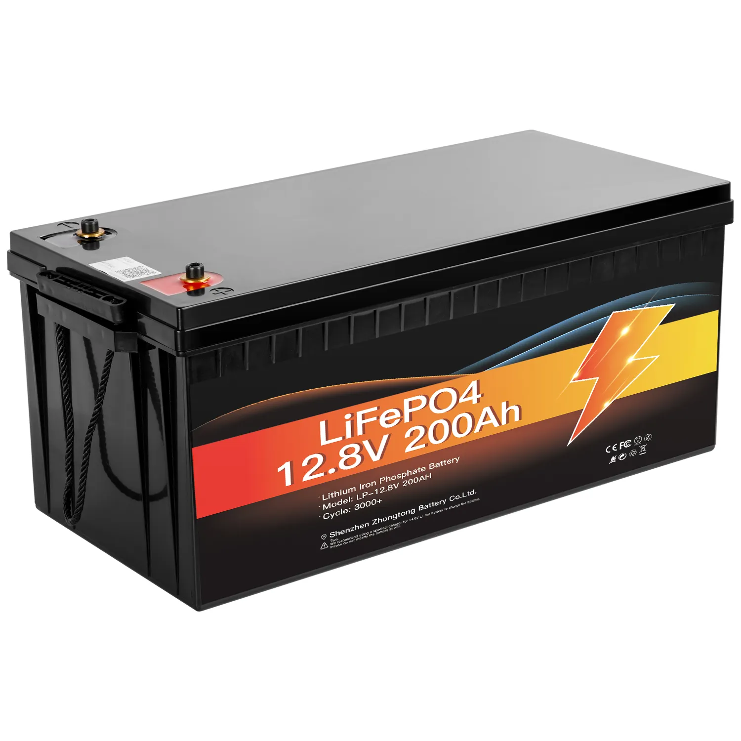 OEM 12V stockage d'énergie domestique batterie LiFePO4 100ah 200ah 300ah Packs de batteries Lithium-Ion batterie de stockage solaire