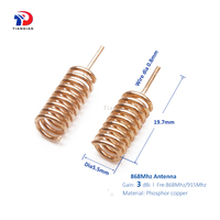 Antena Lora Omnidireccional de Resorte 3dBi 868MHz para Comunicación Inalámbrica, Antena Interna de Resorte en Espiral, Venta al por Mayor de Fábrica OEM ODM