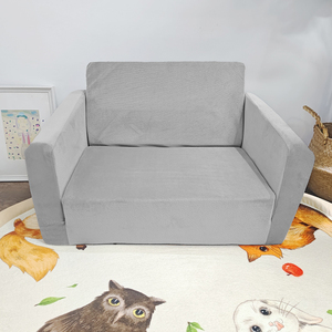 फोल्डेबल बच्चे सोफे बिस्तर प्यारा कार्टून प्रिंट प्ले सोफे कुर्सी लाउजर उच्च घनत्व फोम संपीड़ित सोफा - Product Image 5