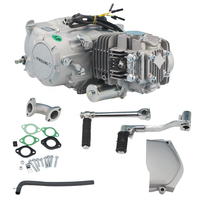 Moteur complet de moto YINXIANG 150cc, 4 vitesses, embrayage manuel, refroidissement par huile, démarrage électrique et au kick, pour moto tout-terrain, quad et VTT.