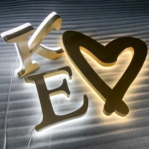 Best Sell Wall Name Logo Sign Led Company Lettering Led Letters Electronic Signs custom led letter sign