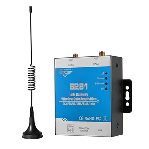 Wireless LORA GSM / 3G / 4G LTE / Ethernet factory data acquisition system S281