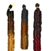 Vente en gros d'usine, cheveux synthétiques afro twist de 8 pouces, twist crépu, fibre haute température, accessoire de cheveux pour crochet