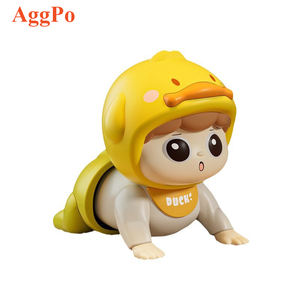 Poupée rampante d'éducation précoce pour bébés jouet apaisant de musique électrique pour s'entraîner à lever la tête amusant appel maman papa artefact - Product Image 2