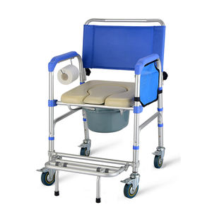Cubo desmontable MSMT, silla cómoda <span class=keywords><strong>de</strong></span> aluminio impermeable <span class=keywords><strong>con</strong></span> <span class=keywords><strong>ruedas</strong></span>, silla <span class=keywords><strong>de</strong></span> inodoro <span class=keywords><strong>de</strong></span> ducha para uso en el <span class=keywords><strong>baño</strong></span>, silla <span class=keywords><strong>de</strong></span> <span class=keywords><strong>ruedas</strong></span> <span class=keywords><strong>con</strong></span> inodoro - Product Image 2
