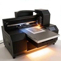 Impresora UV de Inyección de Tinta Plana para Botellas, Tableros KT, Acrílico, Plástico, PVC, Cuero, Bolígrafos, Sistema de Visión, Cámara, Escáner IA, Impresión en TPU