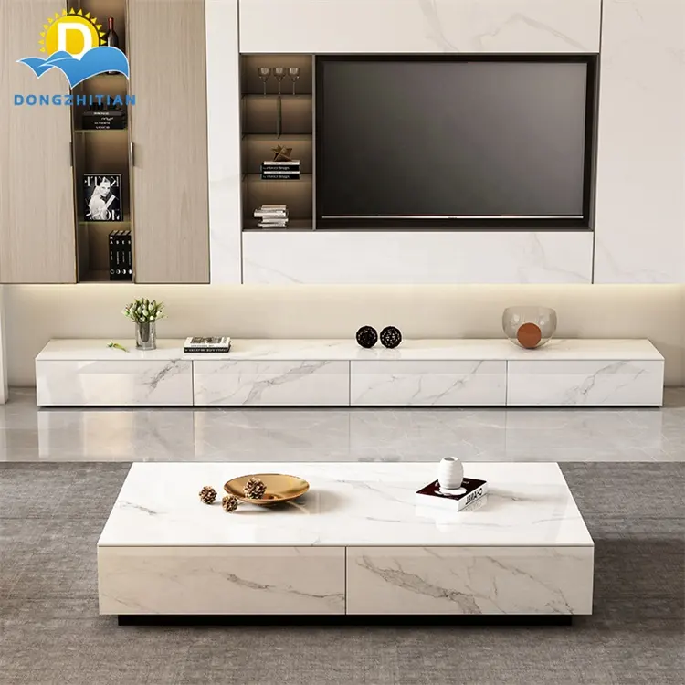 Supporti Tv 2021 mobili soggiorno lusso moderno prezzo all'ingrosso supporti tv moda ardesia marmo porta TV