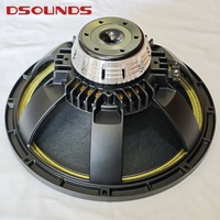 Haut-parleur de subwoofer de 15 pouces avec bobine vocale de 3 pouces, haut-parleur de subwoofer professionnel en néodyme, puissance de 600 Wrms, audio professionnel pour l'audio
