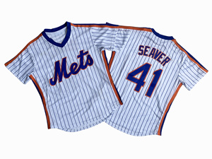 Camiseta de Béisbol Personalizada al por Mayor de los New York <span class=keywords><strong>Mets</strong></span>, Camiseta de Béisbol Sublimada del Equipo Estadounidense, Uniformes de Béisbol con Rayas - Product Image 1