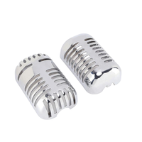 Boîtier de microphone en alliage de zinc moulé sous pression personnalisé, coque moulée sous pression de précision, électronique numérique avec finition électrolytique