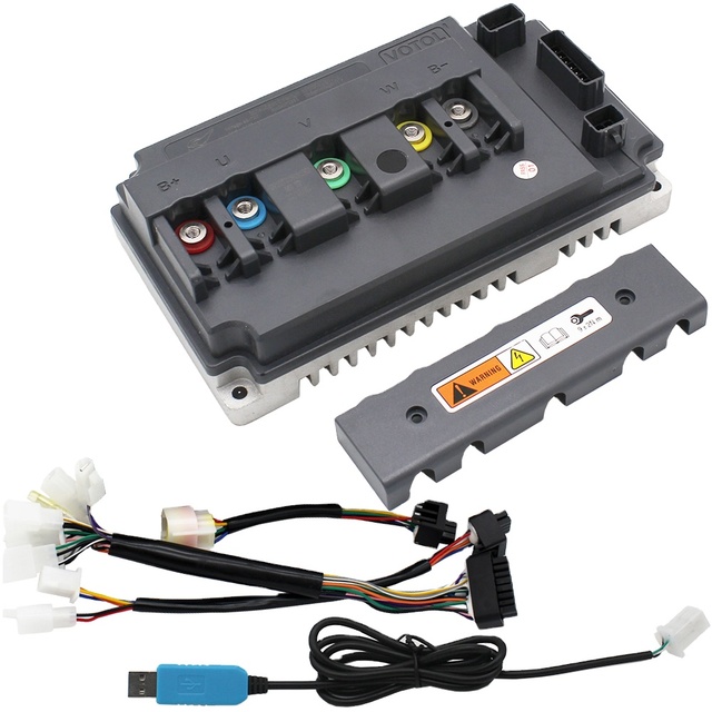 VOTOL EM100SP 72350 120A 2KW3kw Brushless DC Controller QS Motor Electric Motorcycle Mobility Scooter Programmable C792