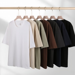 T-shirts décontractés à manches courtes pour hommes, chemises unies printemps-automne, style vintage hip-hop, imprimé DTG, Camisetas Poleras Playeras De Hombre - Product Image 3