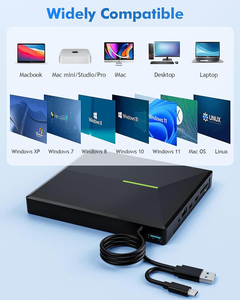 El más nuevo EPro ultrafino portátil USB 3,0 POP-UP EDD26 externo DVD-Rw <span class=keywords><strong>CD</strong></span> unidad regrabable ODD y HDD dispositivo Plug and Play Usb Hubs - Product Image 5