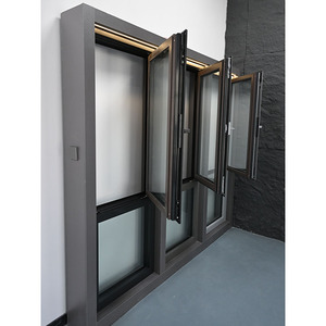 Fenêtres en aluminium à rupture de pont thermique, noires et colorées, standard nord-américain, en promotion – Fenêtres oscillo-battantes en aluminium - Product Image 4