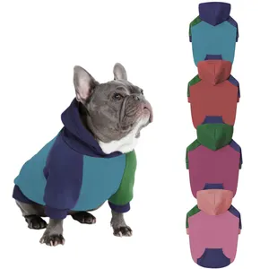 Yüksek kalite mini pug boğa köpek giysileri hoodie kazak xxl siyah köpek giyim kazak kabartmalı kız yavru pet giysi