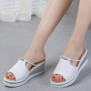 <span class=keywords><strong>Scarpe</strong></span> da Donna alla Moda, Comode Sandali Estivi Slip-on <span class=keywords><strong>con</strong></span> Suola Morbida, Taglie Grandi - Product Image 4