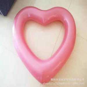 <b>Inflatable</b> Heart Shaped Pool <b>Float</b> 120Cm Adult Summer Water Fun Beach Party <b>Float</b> Environmentally Friendly Pvc - Product Image 2