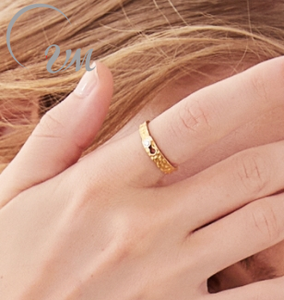 เครื่องประดับ UM ชุบทอง18K/925เงินหนามเตยเพชรชุดของขวัญปาร์ตี้วันครบรอบแต่งงานของผู้หญิง - Product Image 6