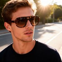 Lunettes de soleil de luxe personnalisées UV400 pour hommes et femmes, style pilote rétro, double pont, carrées, haute qualité, collection 2026