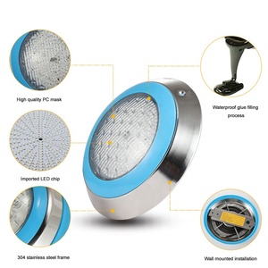 High Power 12W 12V Stainless Steel Underwater Lightwall Mounted <strong>Remote</strong> <strong>Control</strong> Ip68 Waterproof Swimming Pool Led <strong>Light</strong> - Product Image 5