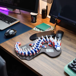 Vashine 3D impreso colorido PLA dragón Flexible cristal juguetes creatividad animales figuras de acción juguetes materiales ecológicos Toi - Product Image 1