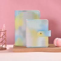 En gros, Couverture de carnet/agenda en cuir PU A5 A6 avec boucle, pour classeur à anneaux, avec enveloppes pour argent et fonction de planificateur
