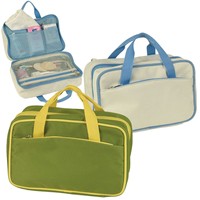 Sacs de rangement pour maquillage Trolly Bag Soft Small Logo Canvas Custom Case Organizer Cotton Canvas Cosmetic Pouch