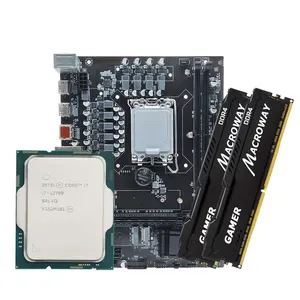 H610 Motherboard mit für Intel i7 12700 LGA1700 Mini-Motherboard-Set RAM DDR4 8 GB 3200 MHz Computer-Combo