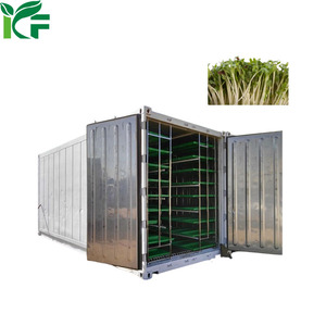 Contenedor de Sistema Hidropónico de 20 pies y 40 pies <span class=keywords><strong>para</strong></span> Forraje, Germinación de Brotes de Trigo, <span class=keywords><strong>Avena</strong></span> y Cebada <span class=keywords><strong>para</strong></span> Alimentación de Ganado Vacuno, Ovino, Aves de Corral - Product Image 1