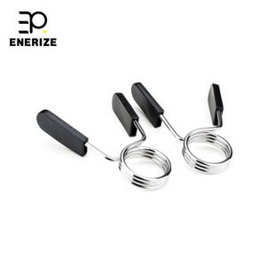 Barbell <span class=keywords><strong>Standard</strong></span> Spring Barbell Clip Collar de barra de acero inoxidable para levantamiento de pesas - Product Image 2