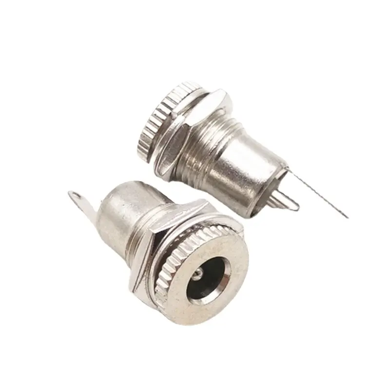 DC099 DC enchufe 2,5mm Metal cobre macho enchufe DC 5,2 2,5mm macho cobre PIN 5,5x2,5 DC macho enchufe 2,5 conector para Panel