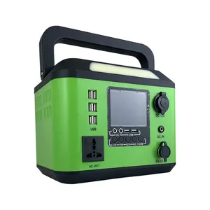 Modern Design Portable Power Station Lifepo4 Camping Solar Generator Power Station Portable Renewal Energy For Travelling