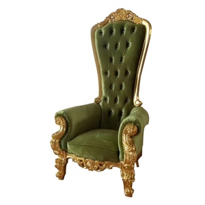 Americano de lujo moderno de lujo estilo Barbero Silla de <span class=keywords><strong>rey</strong></span> de <span class=keywords><strong>trono</strong></span> con pierna de madera - Product Image 1